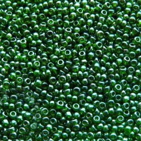 Бисер чешский PRECIOSA №709-10/0-56120- глазурованный, темно-зеленый, 10 г(+/-10%)