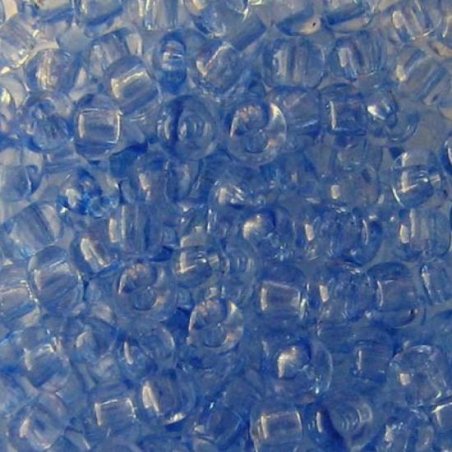 Бисер чешский PRECIOSA №803-10/0-01232- кристаллический, синий бледный, 10 г