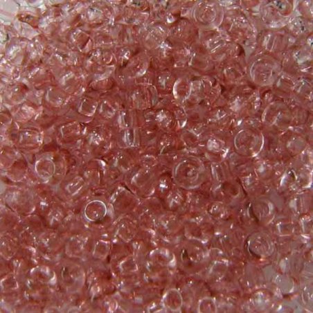 Бисер чешский PRECIOSA №810-10/0-01294- кристаллический, пыльная роза, 10 г (+/-10%)