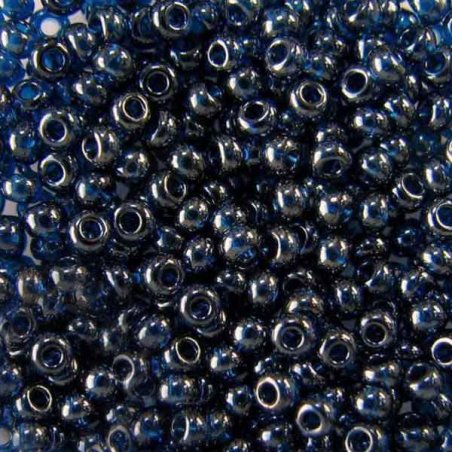 Бисер чешский PRECIOSA №713-10/0-66100- глазурованный, темно-синий, 10 г(+/-10%)
