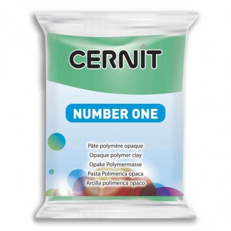 Полимерная глина CERNIT NUMBER ONE, №652- зеленый, 56 г