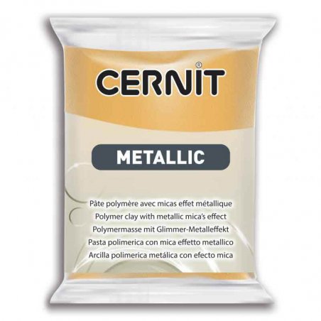 Полімерна глина CERNIT METALLIC, №050- золото, 56 г