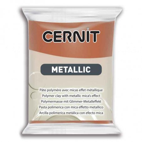 Полімерна глина CERNIT METALLIC, №058- бронза, 56 г