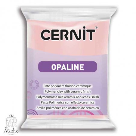 Полімерна глина CERNIT OPALINE, №475- рожевий, 56 г