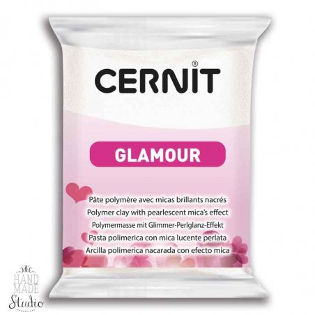 Полимерная глина Cernit GLAMOUR, №010 - белый, 56 г