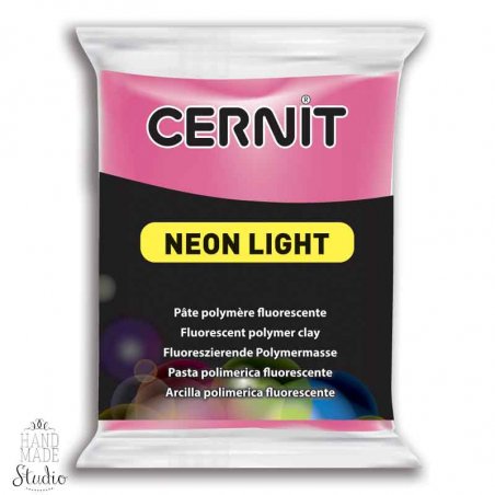 Полимерная глина Cernit NEON LIGHT, №922 - розовый, 56 г