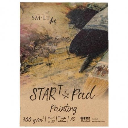 Склейка STAR T (mixed media) SMILTAINIS, А4, 300г / м2, 20л