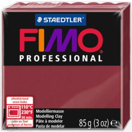 Полімерна глина Fimo Professional, 85 гр. №23, бордо