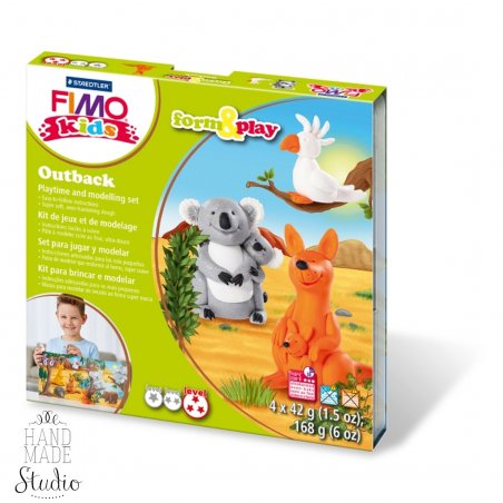 Набір полімерної глини FIMO Kids Form & Play "Австралія" 8034 23