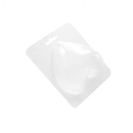 Пластиковая форма для мыла "Сердце" 7,7х7,5 см, D1-080