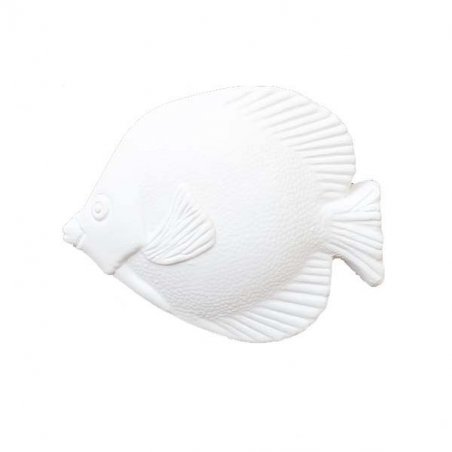 Гіпсова фігурка "Риба кругла" №1, 4,5 * 3,3 * 0,8 см
