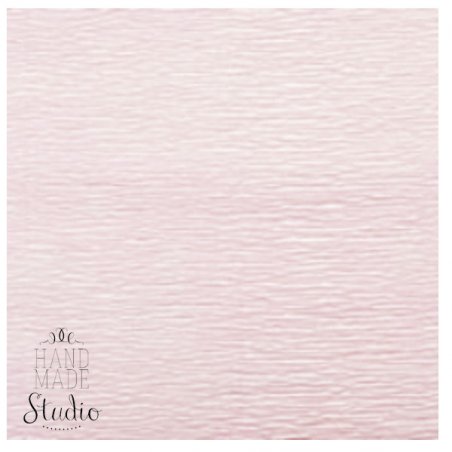 Креп-папір (гофро-папір) Cartotecnica Rossi, 180г / м², 50смх2,5м, №17А3 Пастельний світло-рожевий