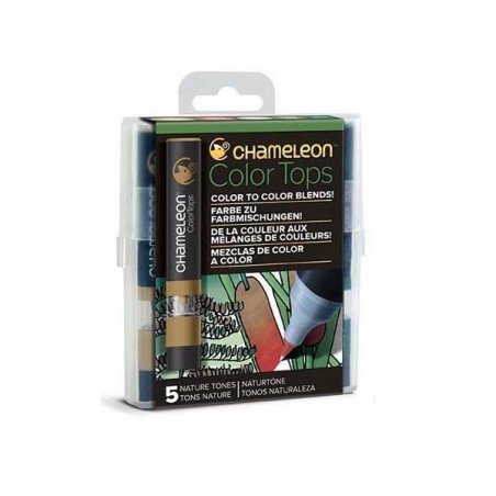 Набір 5 блендерів Chameleon 5 Color Tops Nature Tones Set СТ4514