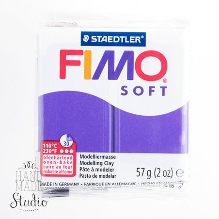 Полімерна глина Fimo Soft, 57 г, №63, сливовий