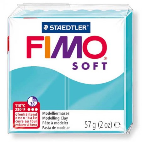 Полимерная глина Fimo Soft, 57 г, №39, мятный