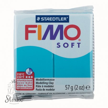 Полімерна глина Fimo Soft, 57 г, №39, м'ятна