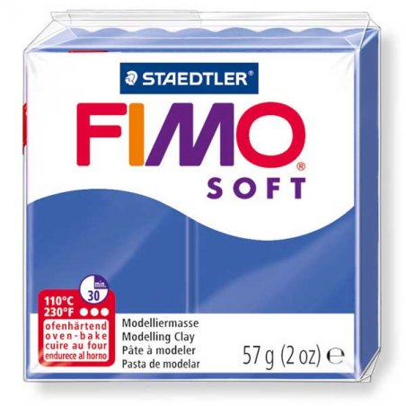 Полимерная глина Fimo Soft, 57 г, №33, голубой