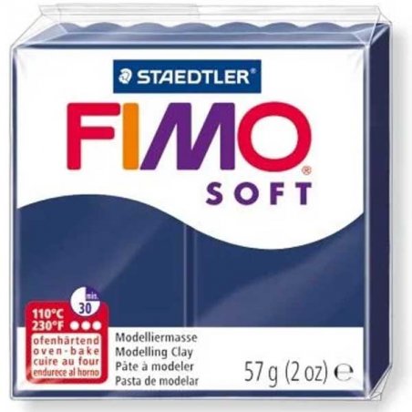Полимерная глина Fimo Soft, 57 г, №35, темно-синий
