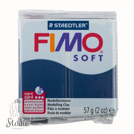 Полимерная глина Fimo Soft, 57 г, №35, темно-синий