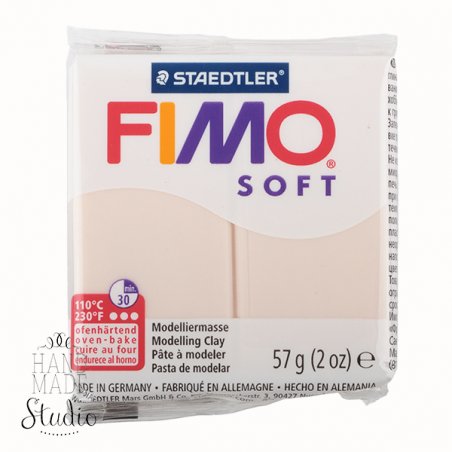 Полимерная глина Fimo Soft, 57 г, №43, телесный