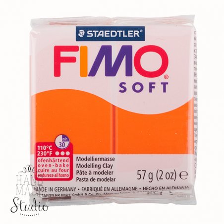 Полімерна глина Fimo Soft, 57 г, №42, помаранчевий