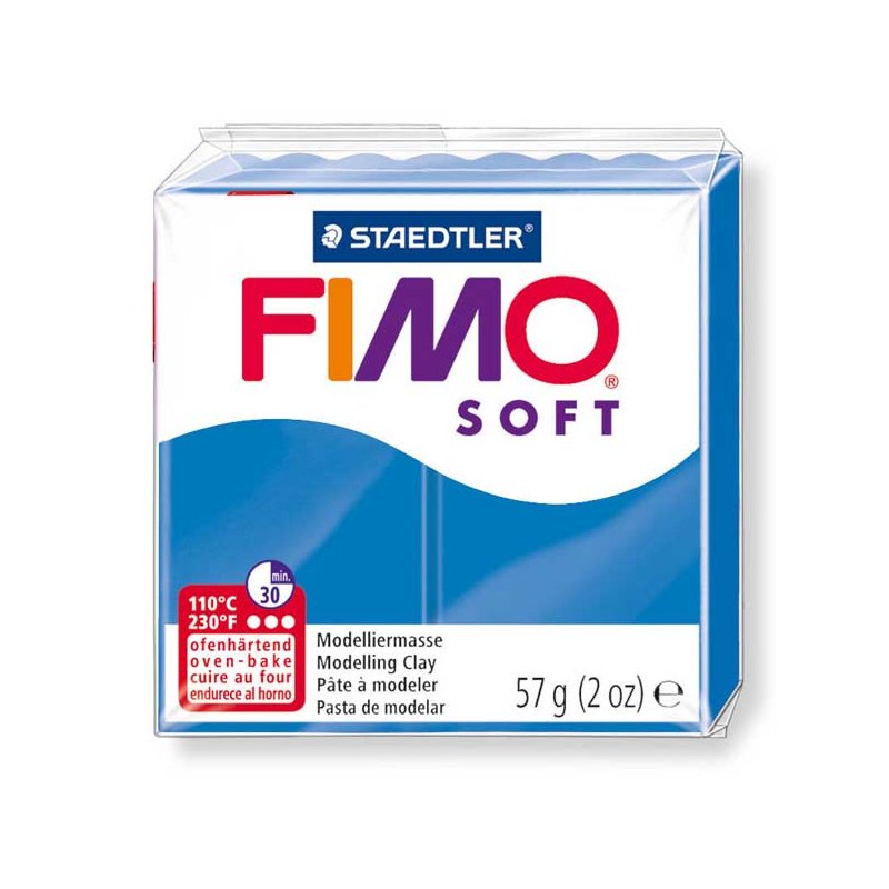 Полімерна глина Fimo Soft, 57 г, №37, синя