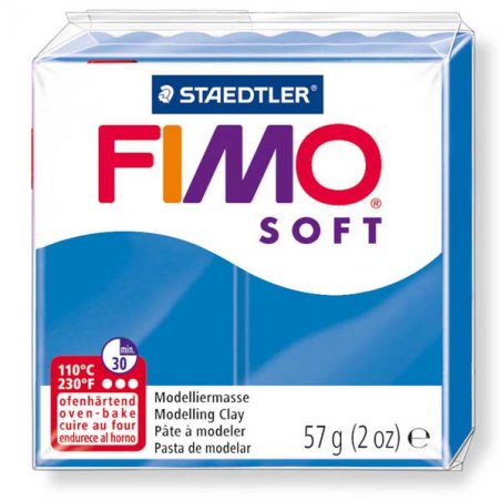 Полімерна глина Fimo Soft, 57 г, №37, синя