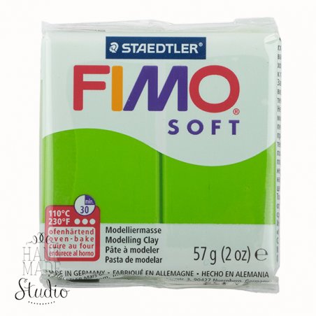 Полімерна глина Fimo Soft, 57 г, №50, салатовий