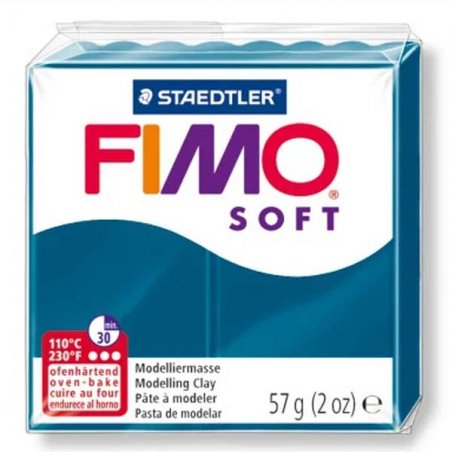 Полімерна глина Fimo Soft, 57 г, №31, каліпсо синій