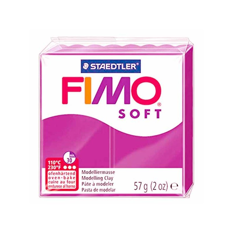 Полимерная глина Fimo Soft, 57 г, №61, фиолетовый