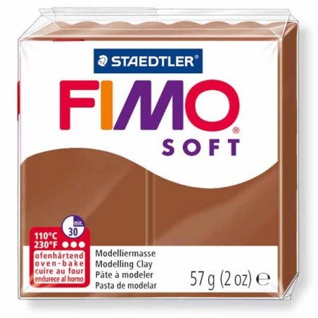 Полимерная глина Fimo Soft, 57 г, №7, карамель