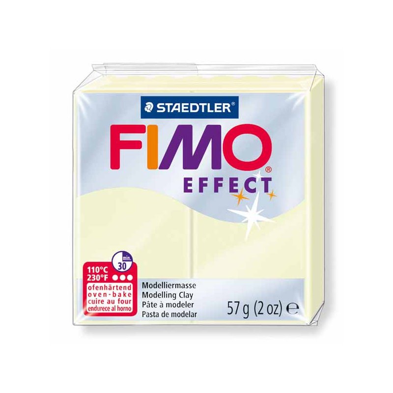 Полимерная глина Fimo Effect, №04, ночное сияние, флуоресцентный, 57 г
