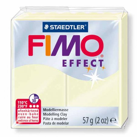 Полимерная глина Fimo Effect, №04, ночное сияние, флуоресцентный, 57 г