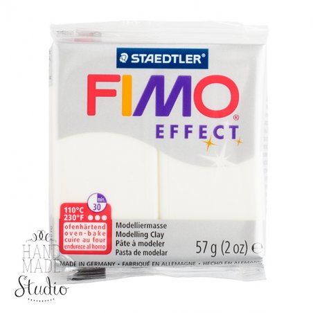 Полімерна глина Fimo Effect, №04, нічне сяйво, флуоресцентний, 57 г