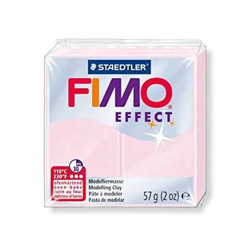 Полимерная глина Fimo Effect, №206, розовый кварц, 57 г