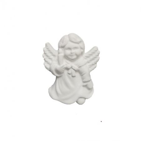 Гипсовая фигурка "Ангел со свечей", 6,3*5,3*1 см