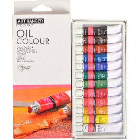 Набір олійних фарб Art Rangers, 12 кольорів * 12мл
