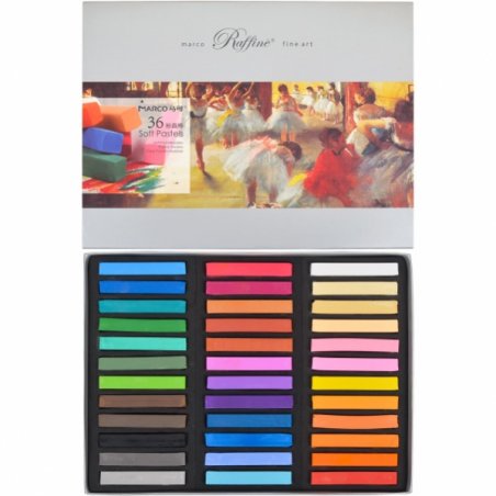 Пастель суха "Fine Art" MARCO 7300/36, 36 кольорів