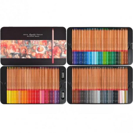Набір художніх олівців Fine Art 3100 / 100TN MARCO, 100 кольорів