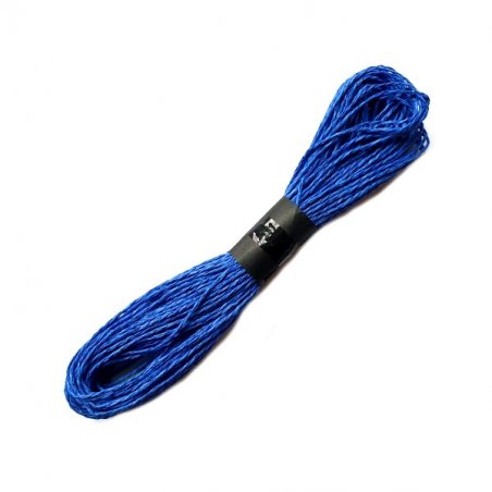 Шнур хлопчатобумажный, цвет синий, 30 м