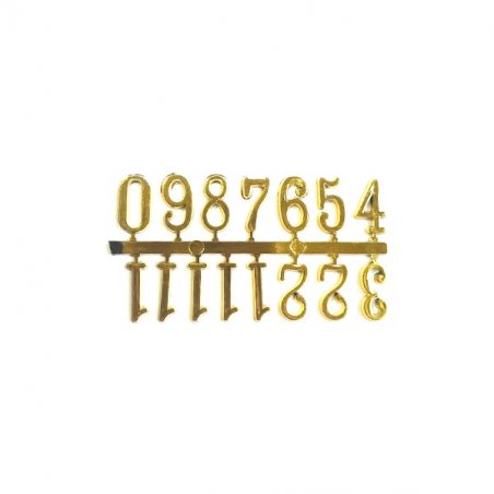 Цифри для годинника "Арабські", 1,5 см, колір золото