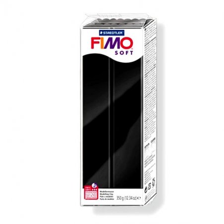 Полімерна глина Fimo Soft, 454 г №9, чорний
