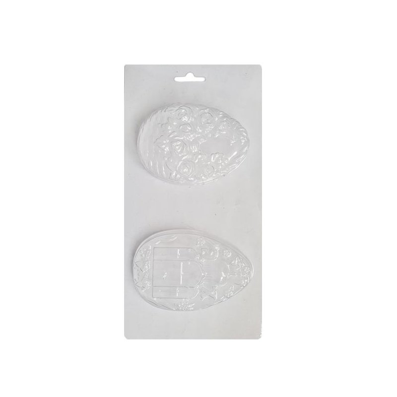 Пластиковая форма для мыла Пасхальные яйца, 12х23 см, B2-019