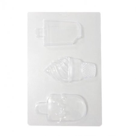 Пластикова форма для мила Морозиво №2, 15х24 см, С3-002