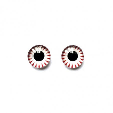Глаза стеклянные для кукол (игрушек), 16 мм, R №400/501 (пара)