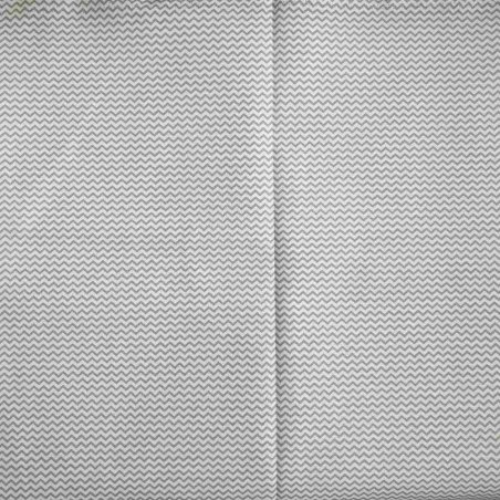 Бавовняна тканина Сірі міні зигзаги, відріз 40х50 см