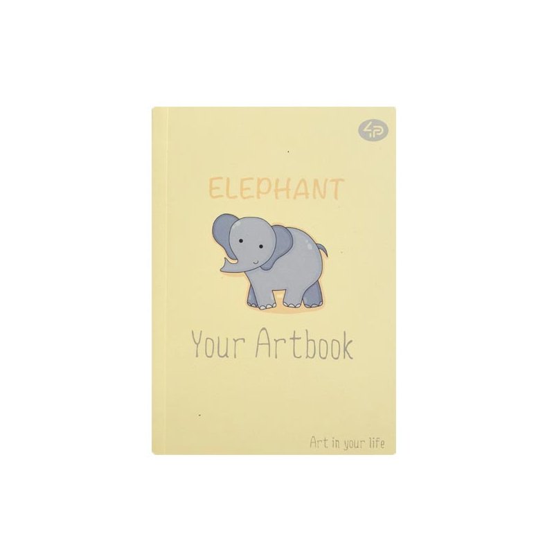 Блокнот 2385 "Artbook Elephant" А6, 48 аркушів