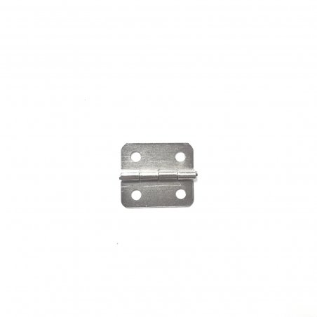 Завіса для шкатулки, що складається B-012, колір сталь, 19х17 мм (1 штука)