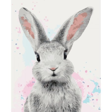Картина по номерам "Сахарный кролик" 4067, 40х50 см