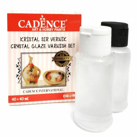 Двухкомпонентный эпоксидный лак Cadence Cristal Glase Set 40+40 мл